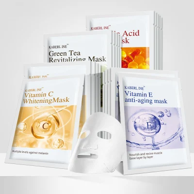 Fabricant OEM ODM personnalisé masque de soin du visage anti-âge hydratant organique coréen blanchissant Mascarillasl masques faciaux