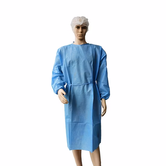 Robe d'isolement chirurgical uniforme d'hôpital jetable de vente chaude